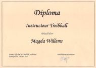 diploma instructeur treibbal